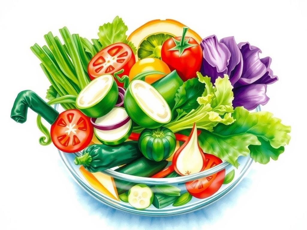 Món salad tươi ngon từ rau củ Tây Nguyên, bí quyết cho bữa ăn lành mạnh