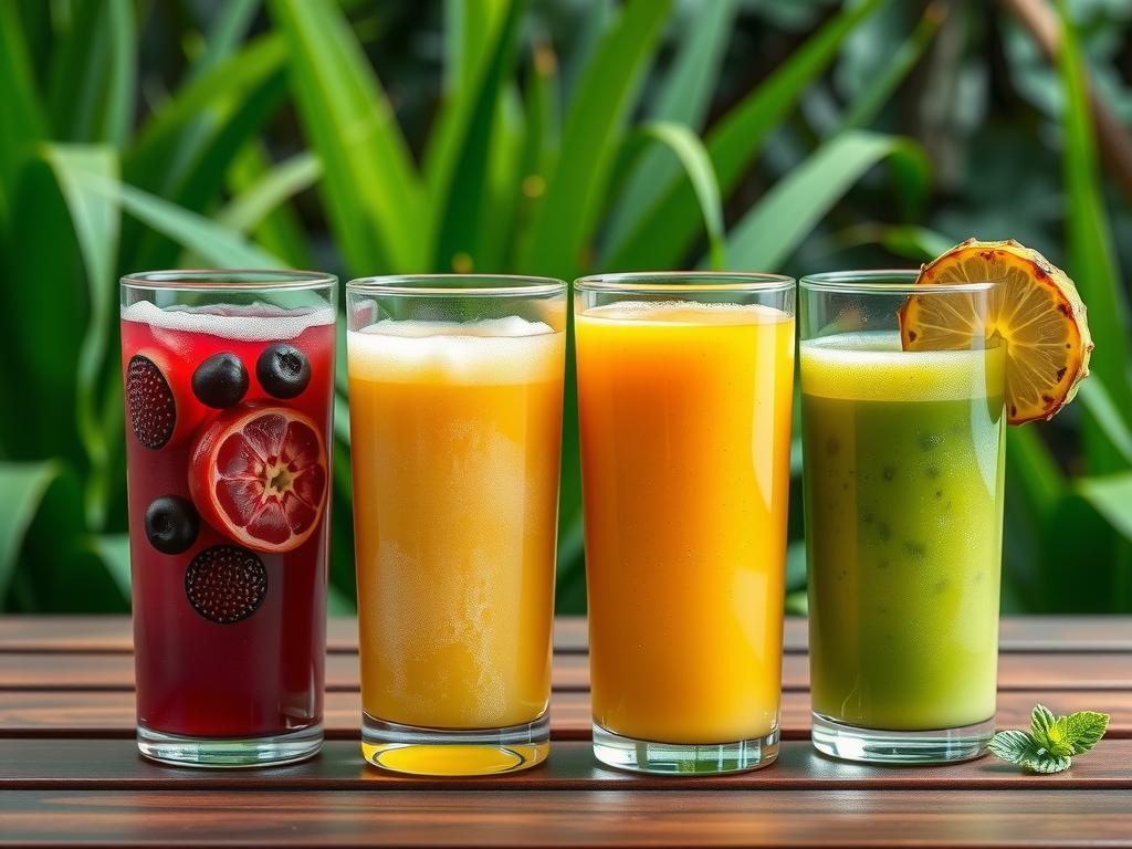 Nước ép trái cây Tây Nguyên, giải khát mùa khô